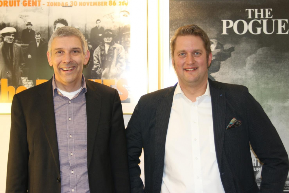 Dr. Torben Möller (rechts) mit Torsten Rohde, Bürgermeister der Stadt Osterholz-Scharmbeck